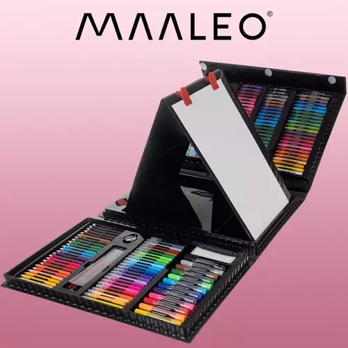 Ensemble de peinture dans une mallette - 208 pièces Maaleo 21645