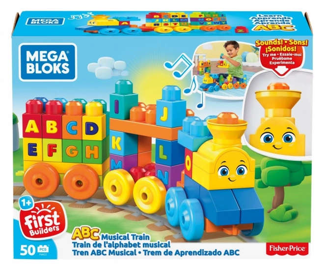 Train musical avec lettres ABC