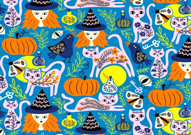 Puzzle Chats Enchantés 1000 pièces