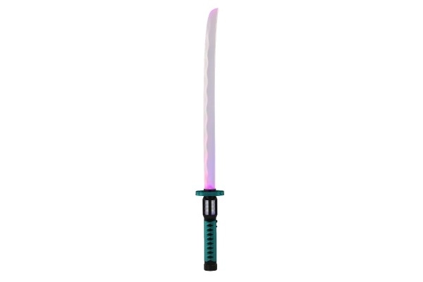 Épée Samurai en plastique lumineuse 73 cm