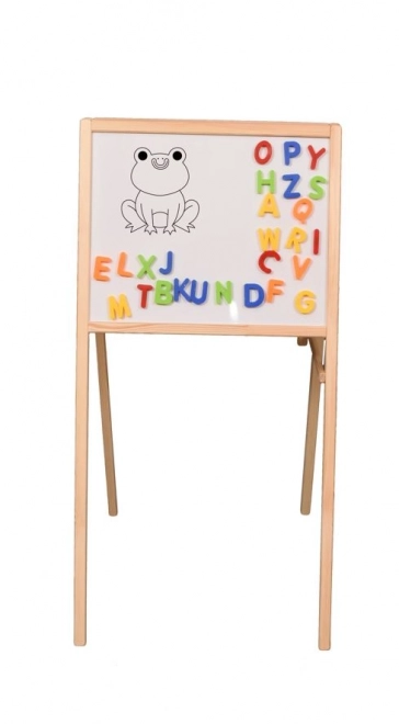 Tableau magnétique réversible pour enfants avec accessoires