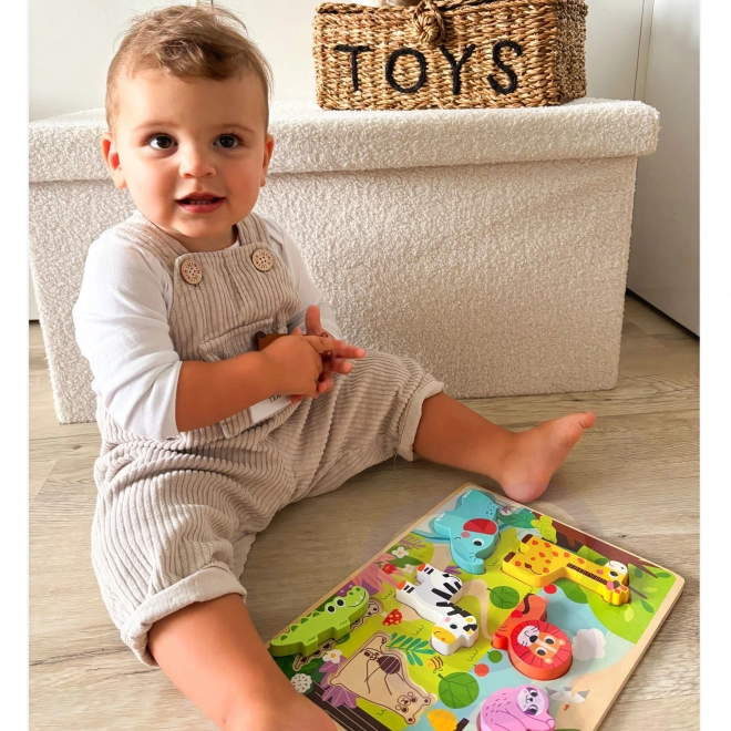 Puzzle en bois ZOO Safari pour enfants