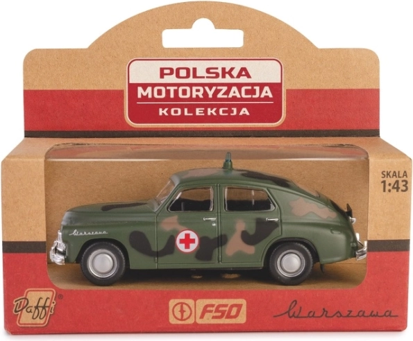 Véhicule PRL Warszawa M20 Ambulance militaire