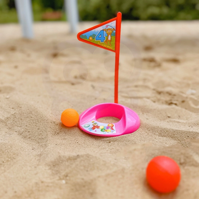 Ensemble de golf pour enfants avec support à roulettes Woopie