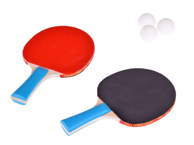 Raquettes de ping-pong en bois avec balles