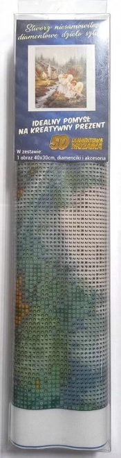 NORIMPEX Peinture de diamants Anges 30x40cm
