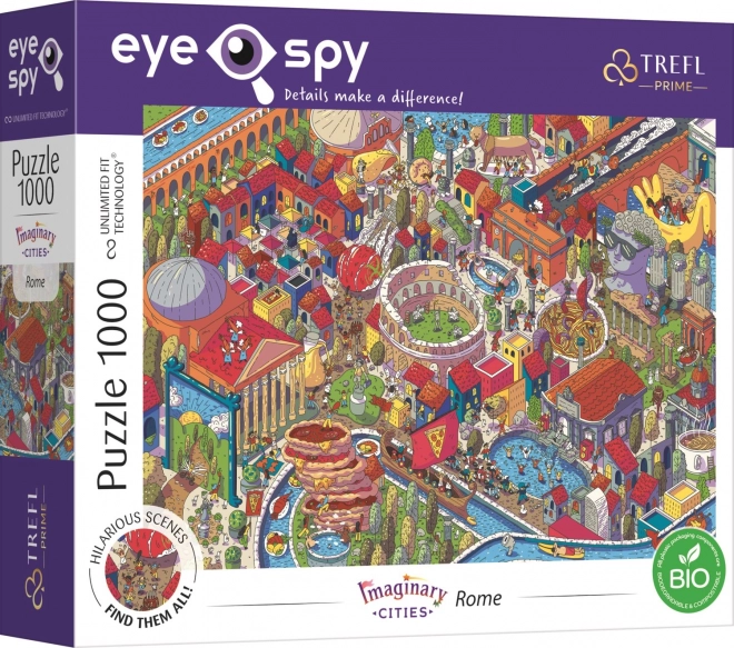 Puzzle 1000 pièces Eye-Spy Villes Imaginaires Rome Italie