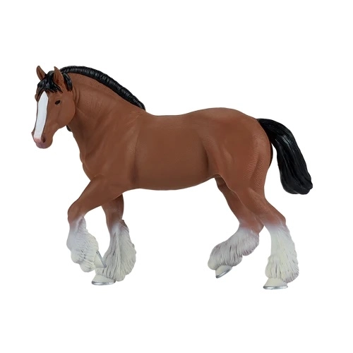 Mojo Clydesdale cheval brun
