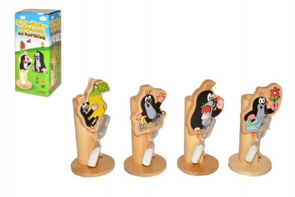Support de brosse à dents Krtek avec fleur