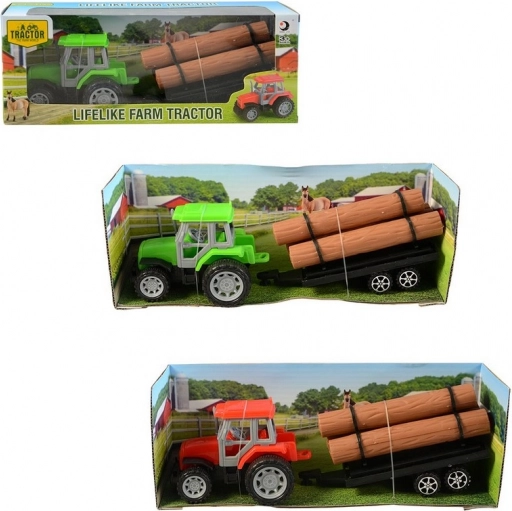 Tracteur à inertie avec remorque