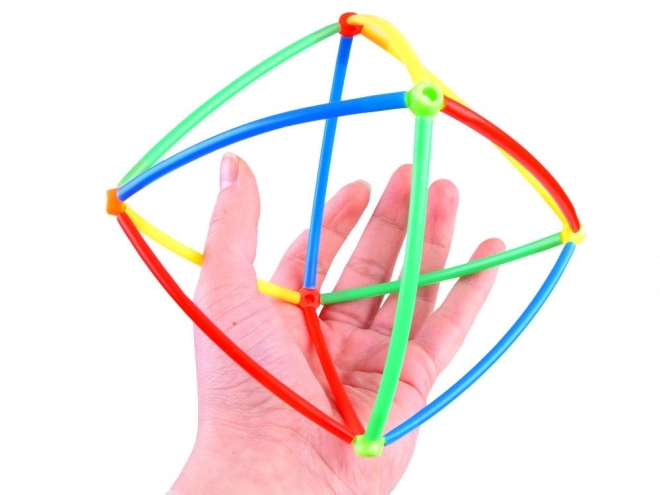 Jeu de construction créatif tubes et bâtonnets