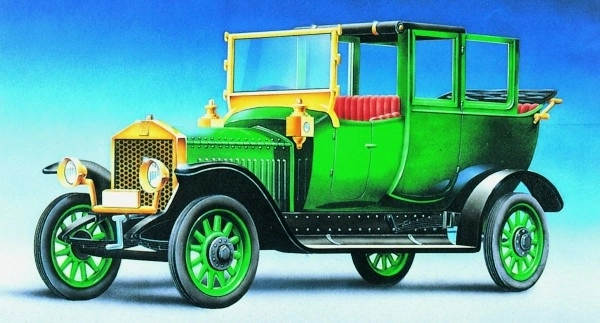 Modèle Olditimer Rolls Royce Silver Ghost 1911 1:32 15,2x5,6cm dans une boîte 25x14,5x4,5cm