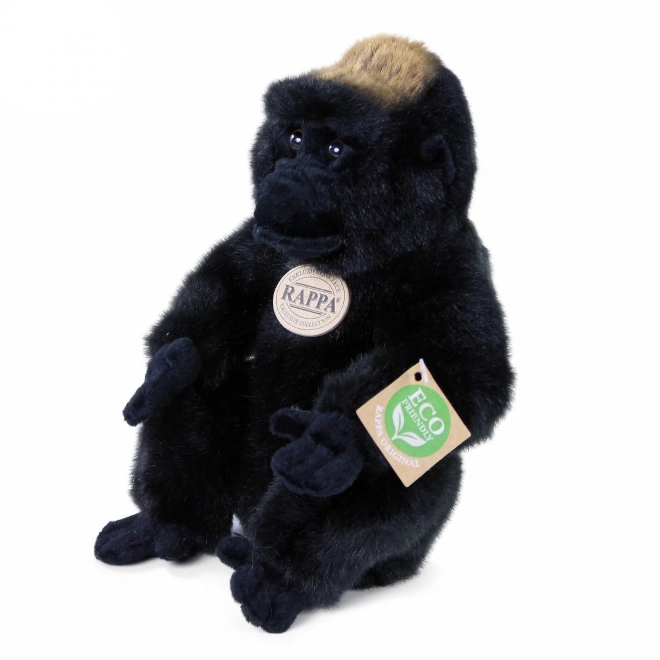 Singe gorille en peluche assis 23 cm ÉCOLOGIQUE