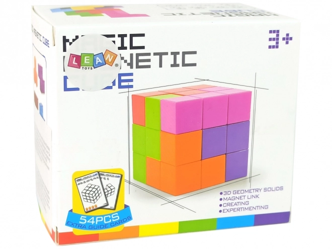 Cube magique magnétique avec 7 pièces