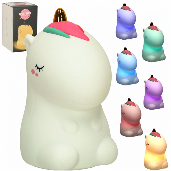 Lampe de nuit pour enfants licorne RGB