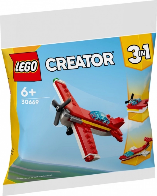 LEGO Creator 30669 Avion rouge iconique