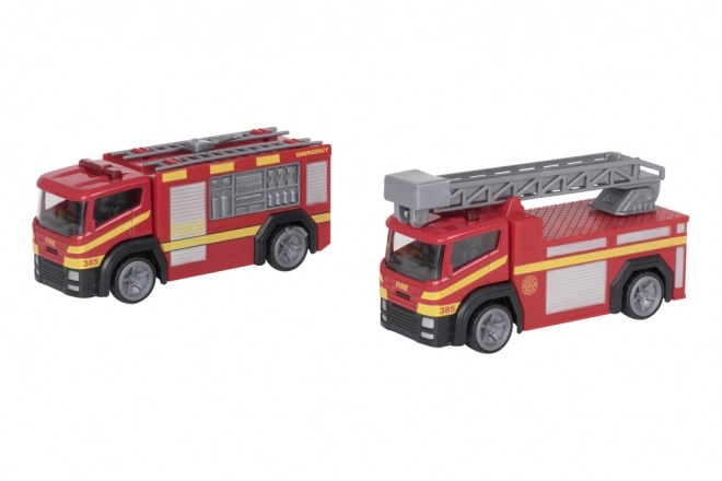 Paire de camions de pompiers