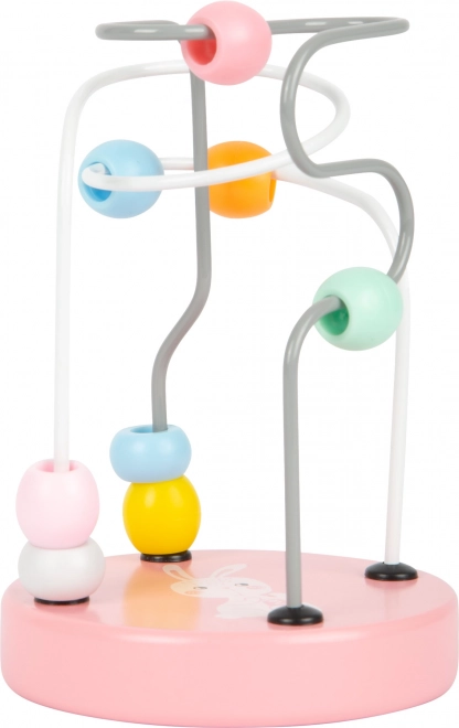 Design pastel avec petit lapin