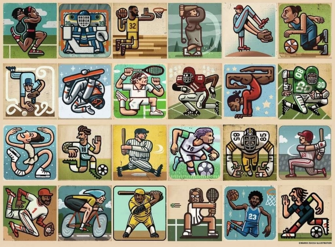 RAVENSBURGER puzzle incroyables sportifs XXL 300 pièces