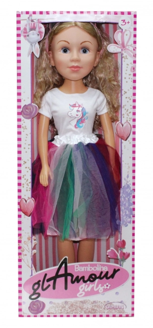 Poupée mariée en robe de licorne