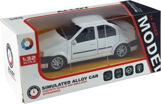 Voiture en métal avec lumière et son