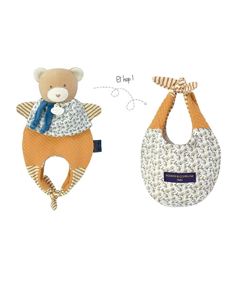 Doudou Oursin dans le Sac 3en1