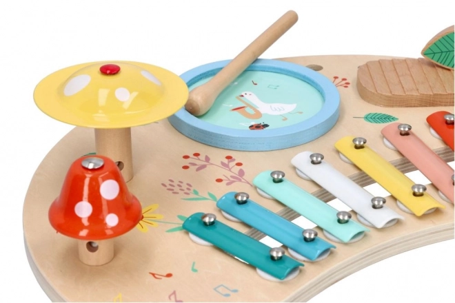 Table de musique printanière