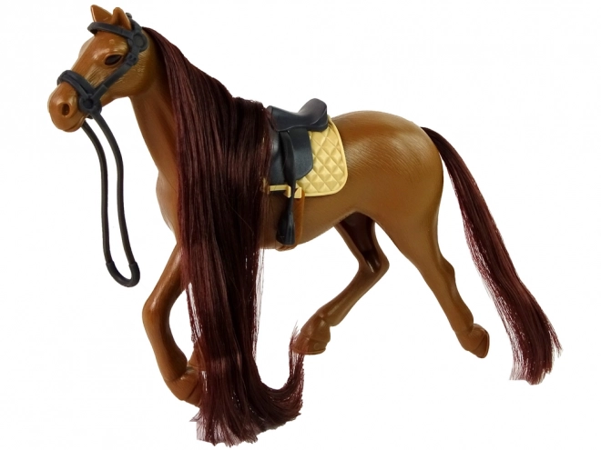 Ensemble Ferme Écurie Figuries Accessoires de Toilettage pour Chevaux