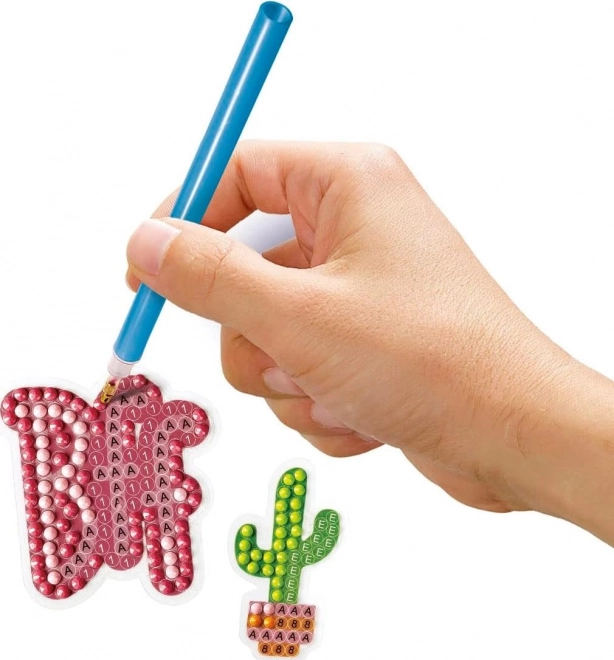 CLEMENTONI IDEA Sparkly Creations Peinture de diamant : Style pop