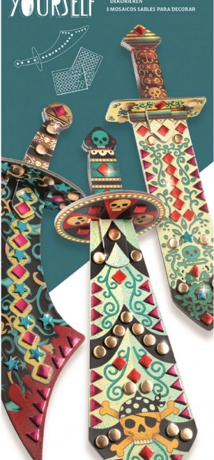 DJECO DIY épées scintillantes pour chevaliers