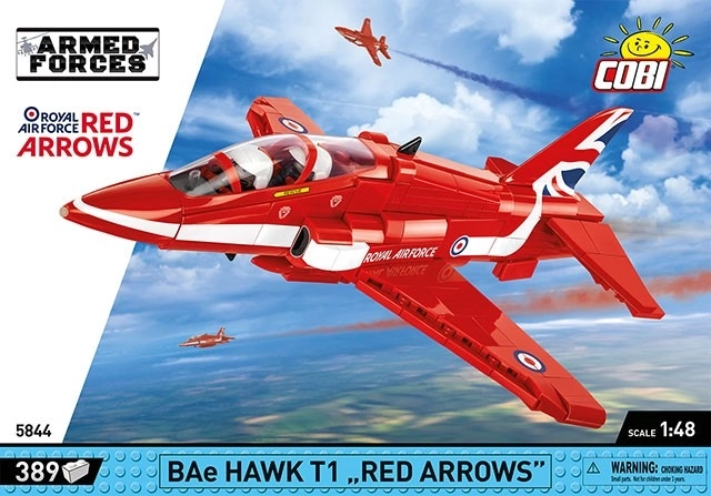 Kit de construction BAe Hawk T1 Flèches Rouges 389 pièces