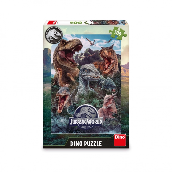 Puzzle Monde Jurassique 500 pièces