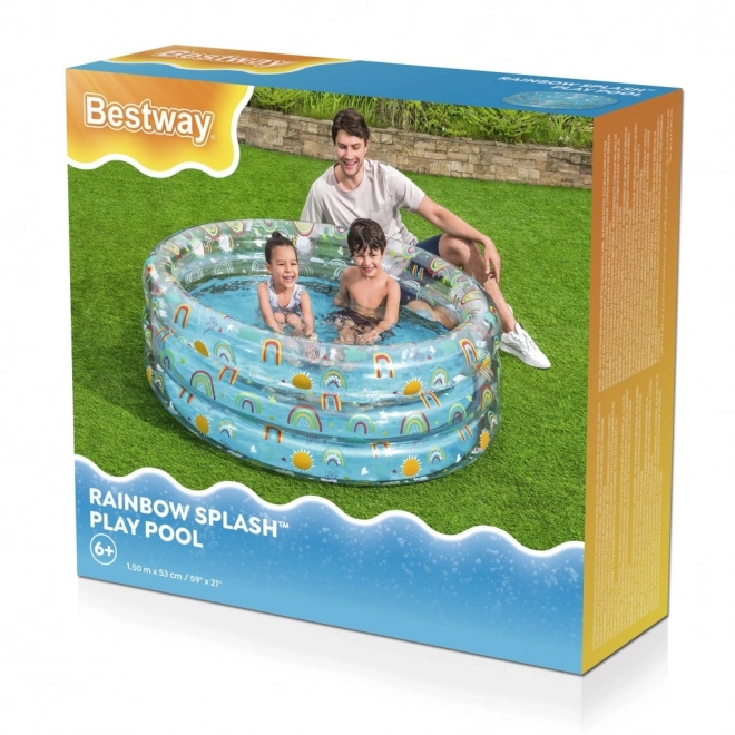 Piscine gonflable Bestway colorée avec motif fruité