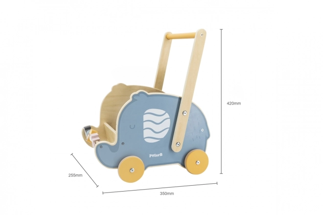 Marcheur en bois - éléphant