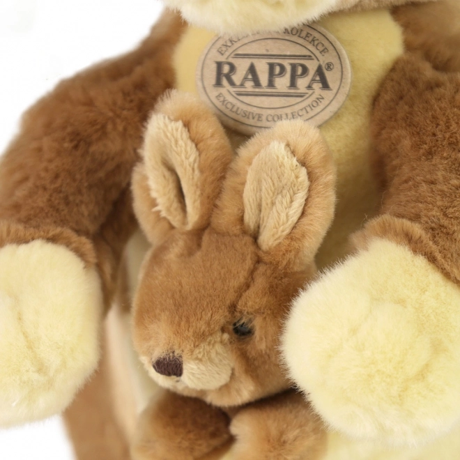 Kangourou en peluche avec petit 37 cm ECO-FRIENDLY