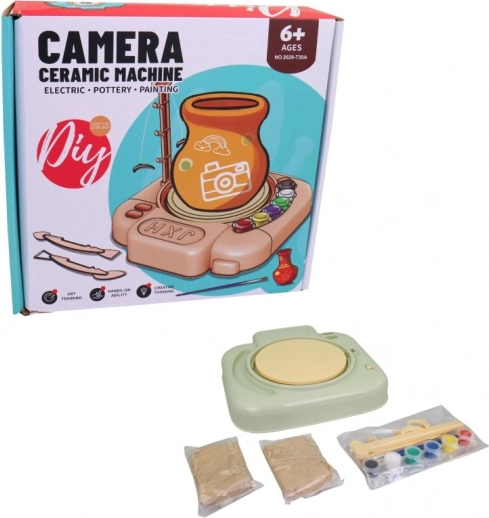 Tour de potier avec kit pour enfants