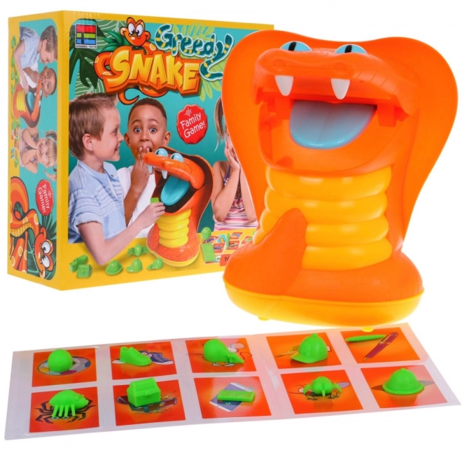 "Serpent affamé" jeu d'arcade pour enfants 3+ Reconnaissance de formes + 10 figurines + 10 cartes + bouche fermante