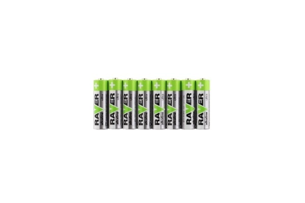 Pile RAVER LR6/AA 1,5 V alcaline ultra 8pcs en film