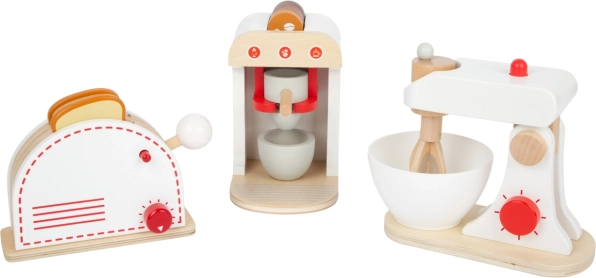 Small Foot set en bois d’appareils de cuisine (3 pcs)