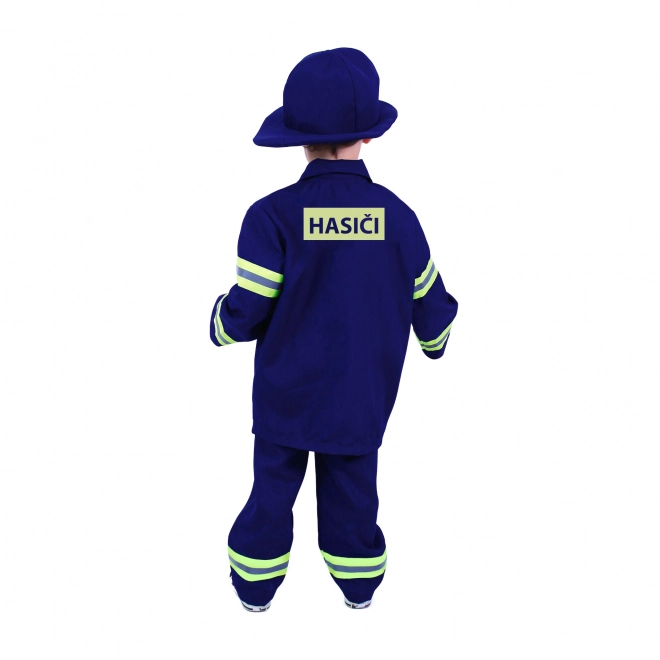 Costume d'enfant pompier - impression tchèque (S)