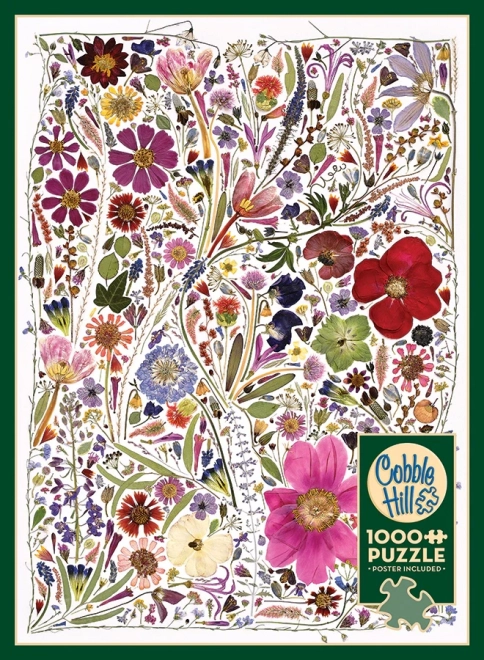 Puzzle Fleurs Pressées Printemps 1000 Pièces de Cobble Hill