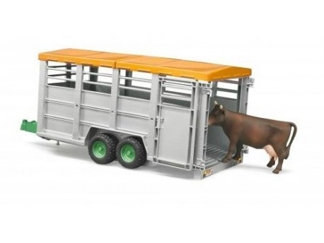 Bruder Transporteur d'animaux avec figurine de vache