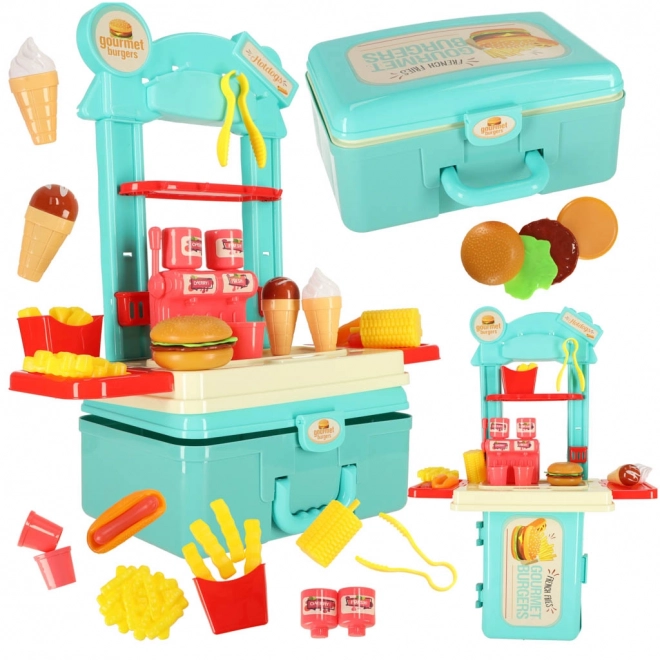 Cuisine pour enfants avec valise et accessoires