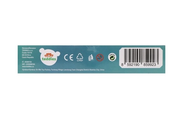 Pistolets 2 pièces 12cm en plastique avec munitions en mousse + 6 munitions sur carte