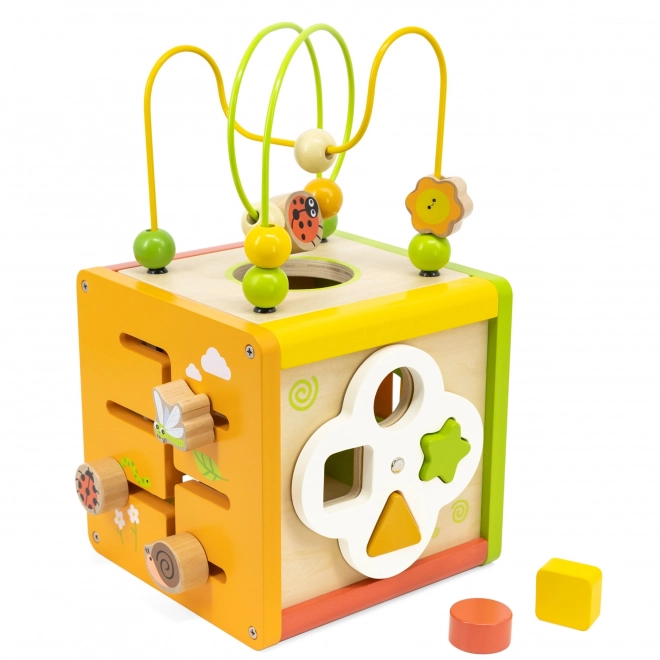 Cube en bois 5 en 1