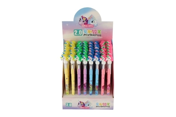Stylo ordinaire licorne en plastique avec pointes interchangeables 10 pièces 4 couleurs
