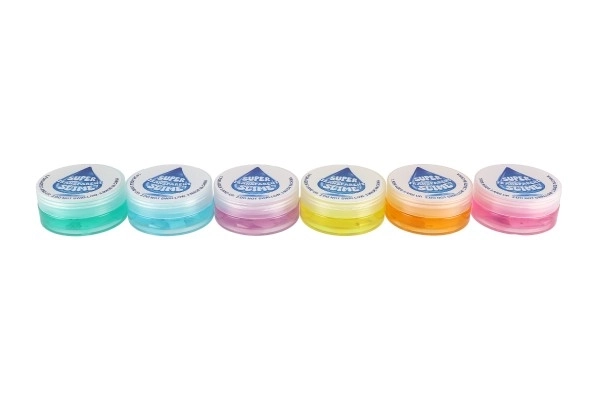 Mélange de slime super transparent aux couleurs 7 cm