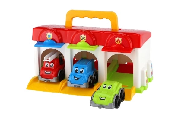 Garage avec petites voitures et accessoires Technok Toys