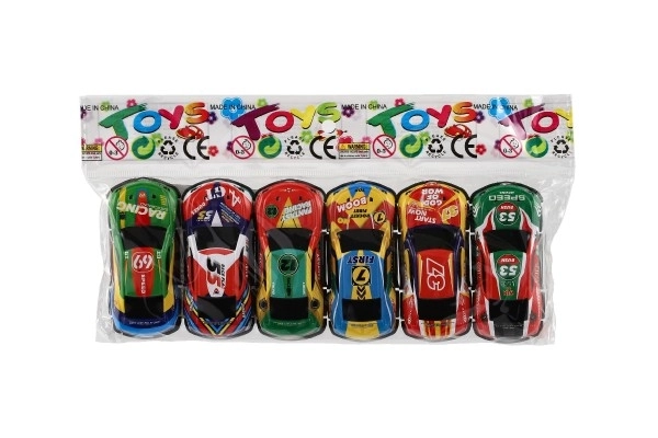 Ensemble de petites voitures de course à remonter