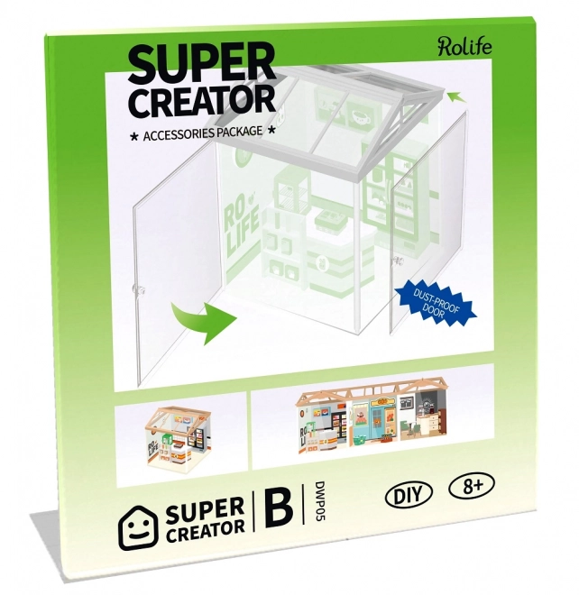 RoboTime couverture pour modèles miniatures Toits type B